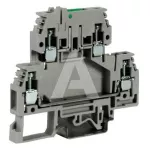 DSS.4/GR Złącze śrubowe 4mm^2, 2-piętrowe, rozłączne, szare