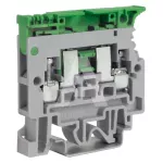 SFR.4/C24-48/GR Złącze śrubowe 4mm^2 bezpiecznikowe + sygnalizacja 24-48V, szare