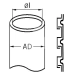 Peszel metalowy AD27