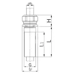 Dławnica mosiężna niklowana M25x1,5 zakres dławienia fi12,5-20,5mm