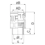 Dł.do peszla AD21,2 M20