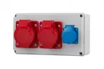Rozdzielnica Horizontal - gniazda 2x16A 5p, 230V IP44