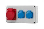 Rozdzielnica Horizontal - gniazda 32A 5p, 2x230V IP44