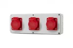 Rozdzielnica Horizontal S - gniazda 3x16A 5p IP44