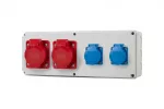 Rozdzielnica Horizontal S - gniazda 2x16A 5p, 2x230V IP44