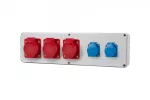 Rozdzielnica Horizontal B - gniazda 2x16A 5p, 32A 5p, 2x230V IP44