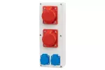 Rozdzielnica Vertical S - gniazda 2x32A 5p, 2x230V IP44
