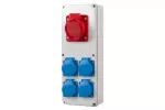 Rozdzielnica Vertical S - gniazda 32A 5p, 4x230V IP44