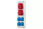 Rozdzielnica Vertical B - gniazda 2x16A 5p, 4x230V IP44