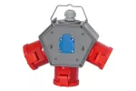 Rozdzielnica POLYBOX - gniazda 3x16A 5p, 230V IP44