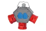 Rozdzielnica POLYBOX - gniazda 3x32A 5p, 2x230V IP44