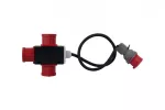 Rozdzielnica PARMA - gniazda 3x32A 5p, wtyczka 32A 5p, OPD 5x4mm² /20m/ IP44