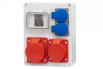 Rozdzielnica R-240 4M - gniazda 16A 5p, 32A 5p, 2x230V IP44