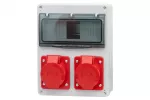 Rozdzielnica R-240 8M - gniazda 2x16A 5p IP44