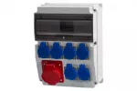 Rozdzielnica CAJA 12M - gniazda 32A 5p, 6x230V IP44