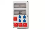 Rozdzielnica CAJA 26M - gniazda 2x16/5, 2x32/5, 4x230V IP44