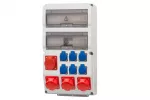 Rozdzielnica CAJA 26M - gniazda 3x16/5, 32/5, 6x230V IP44