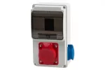 Rozdzielnica ULISSE 6M MINI - gniazda 32A 5p, 230V IP44