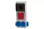 Rozdzielnica ULISSE 6M MIDI - gniazda 32A 5p, 4x230V IP44