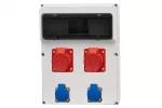 Rozdzielnica FEMO 13M - gniazda 2x16A 5p, 2x230V IP44