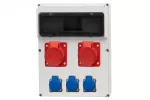 Rozdzielnica FEMO 13M - gniazda 2x32A 5p, 3x230V IP44