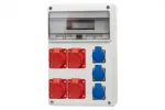 Rozdzielnica LEGATO 16M - gniazda 4x16A 5p, 3x230V IP44