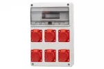 Rozdzielnica LEGATO 16M - gniazda 3x16A 5p, 3x32A 5p IP44