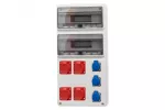 Rozdzielnica LEGATO 32M - gniazda 2x16A 5p, 2x32A 5p, 3x230V IP44