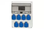 Rozdzielnica LAGO 11M - gniazda 7x230V IP44