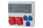 Rozdzielnica LAGO 14M - gniazda 16A 5p, 32A 5p, 3x230V IP44