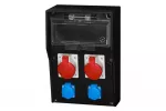Rozdzielnica LIDO 12M - gniazda 2x16A 5p, 2x230V IP44