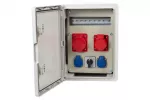 Rozdzielnica budowlana RB-300 12M 2x32A5p, 2x230V, 0/1 (32A)