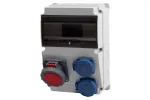 Rozdzielnica LAGO 10M - gniazda 32A 5p, 2x230V IP65