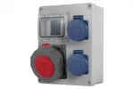 Rozdzielnica R-240 4M - gniazda 32A 5p, 2x230V IP65