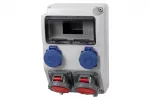 Rozdzielnica CAJA 9M - gniazda 16A 5p, 32A 5p, 2x230V IP65