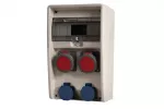 Rozdzielnica ULISSE 12M - gniazda 2x16A 5p, 2x230V IP65