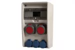 Rozdzielnica ULISSE 12M - gniazda 2x16A 5p, 3x230V IP65