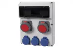 Rozdzielnica FEMO 13M - gniazda 2x32A 5p, 3x230V IP65