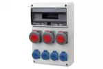 Rozdzielnica LEGATO 16M - gniazda 3x32A 5p, 4x230V IP65
