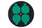 Dysk do zwijaka kablowego FI-145 4x230V IP44