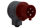 Wtyczka kątowa obrotowa 32A 4p /FE/ IP44