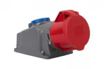 Gniazdo siłowe stałe kombi 16A 5p + 230V IP44