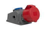 Gniazdo siłowe stałe kombi 32A 5p + 230V IP44