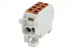 Zacisk HLS 100A-2 (1x25,1x16 / 1x25,1x16) - brązowy IP20