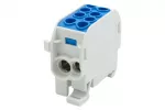 Zacisk HLS 125A-2 (1x35,1x25 / 1x35,1x25) - niebieski IP20
