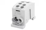 Zacisk HLK 125A-2 (1x35,1x25 / 1x35,1x25) - szary IP20