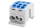 Zacisk HLK 100A-3 (1x25,2x16 / 1x25,2x16) - niebieski IP20