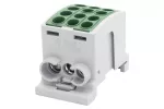 Zacisk HLK 100A-3 (1x25,2x16 / 1x25,2x16) - zielony IP20