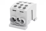 Zacisk HLK 125A-3 (1x35,2x25 / 1x35,2x25) - szary IP20