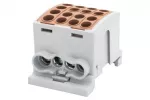 Zacisk HLK 100A-4 (1x25,3x16 / 1x25,3x16) - brązowy IP20